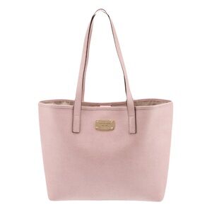 MICHAEL Michael Kors Jet Set Travel Tote Laptop Bag Ballet Pink Leather